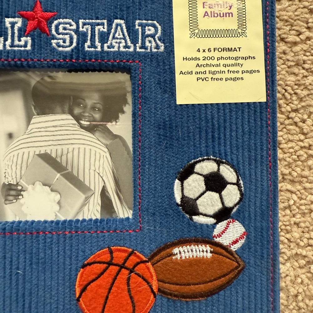 Blue All Star Sports Photo Album - Picture 2 of 4